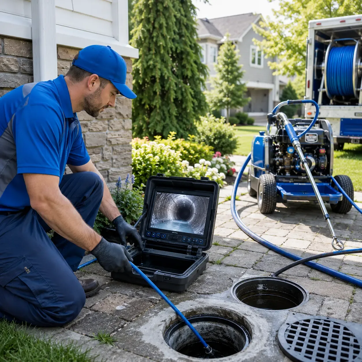 Outdoor drain cleaning professionals serving Brainard, NY